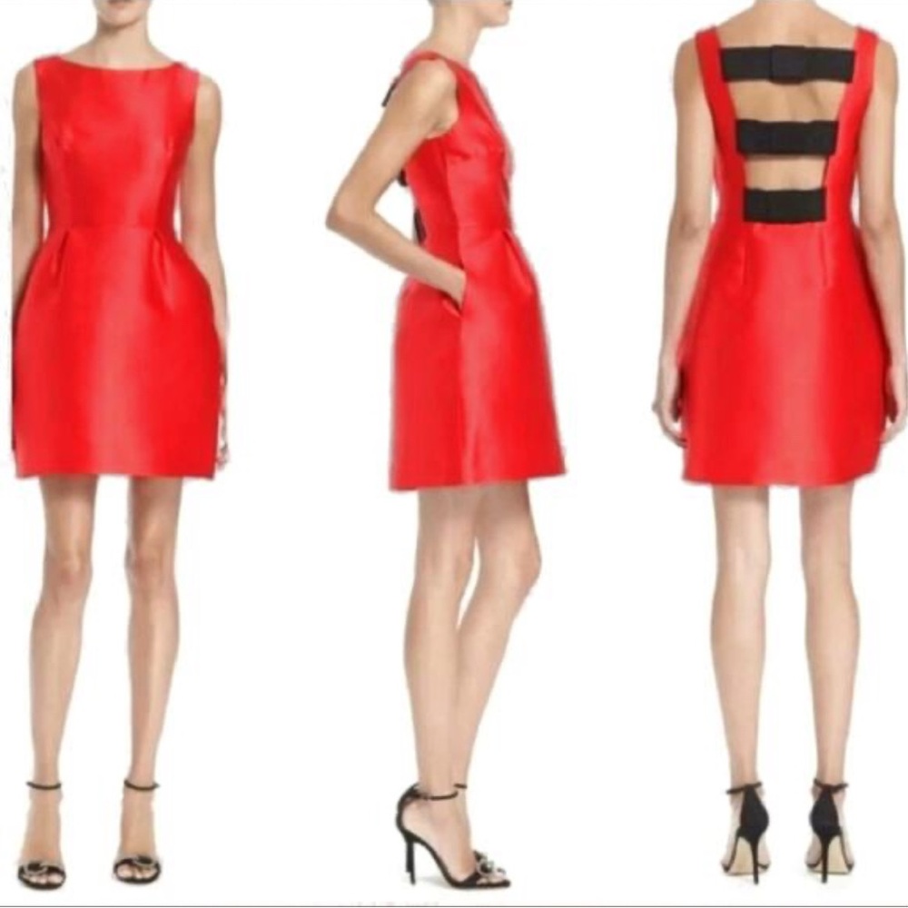 Elegant Red Sleeveless Dress